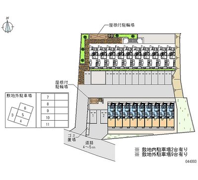 44093 Monthly parking lot