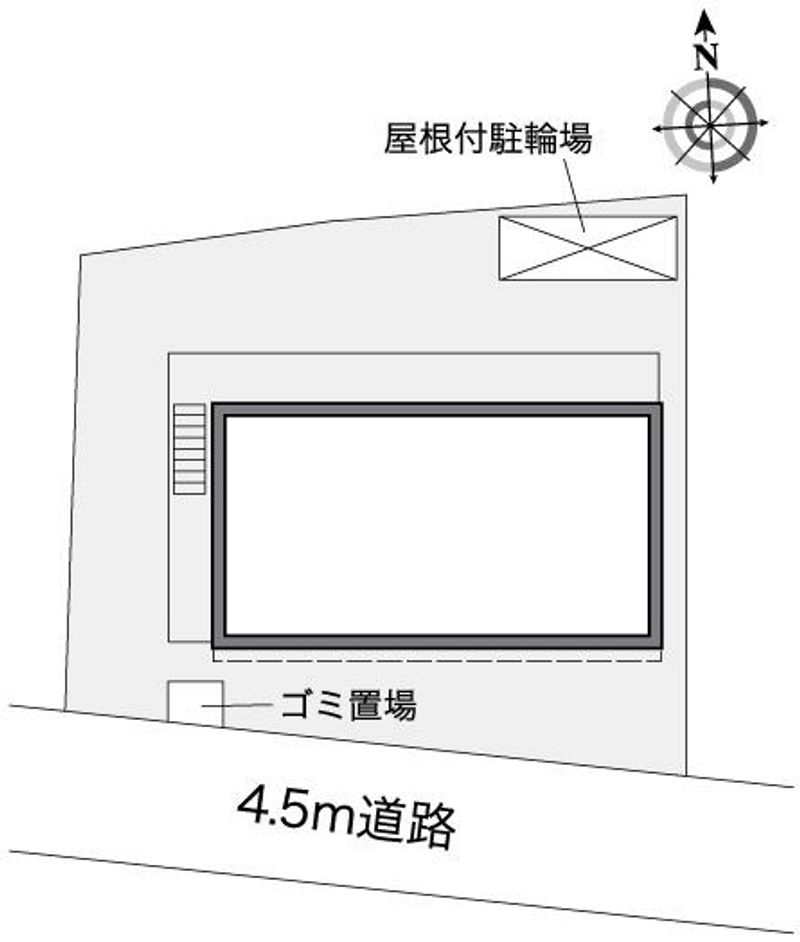 レオパレスフィールズ 配置図