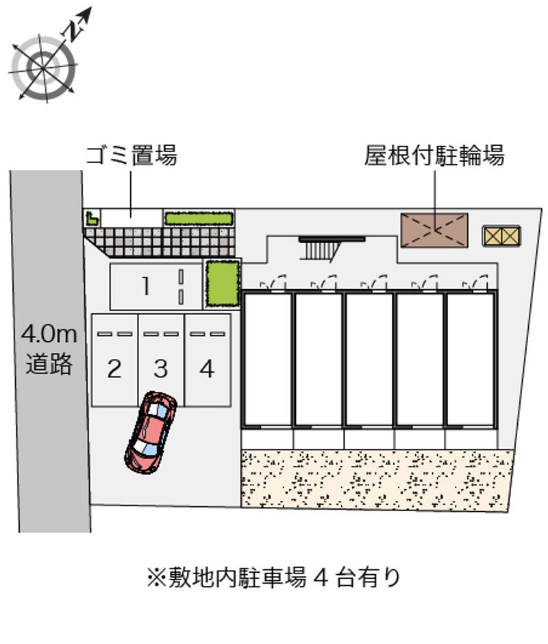 レオパレスＹＳ１１ 配置図