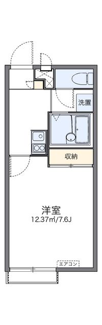 レオパレスマイム 間取り図