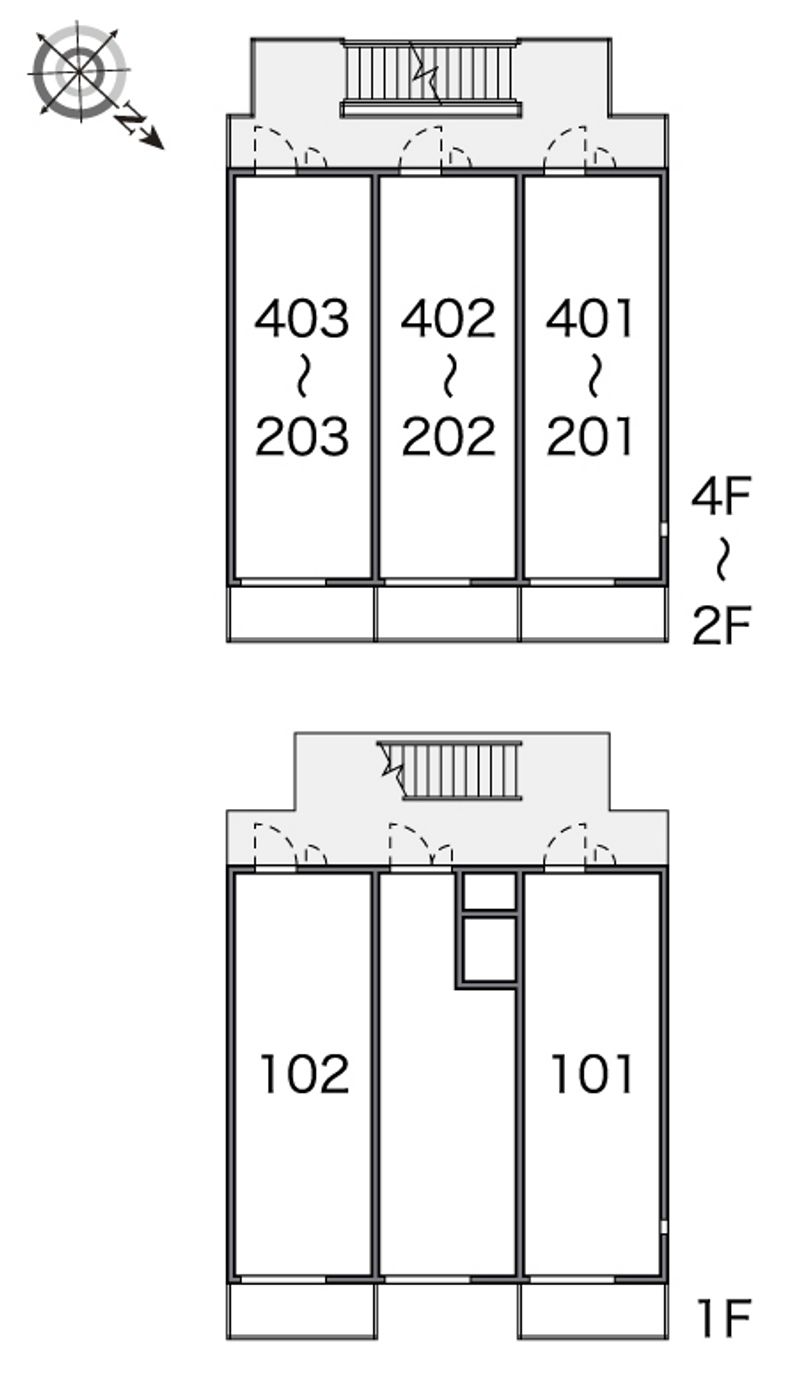 レオネクストメゾン　シエル 間取り配置図