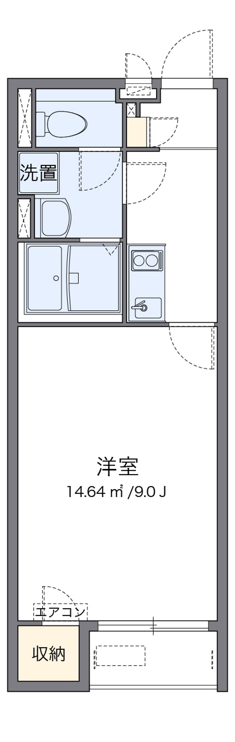 クレイノＪｕｎｅＢｅｒｒｙ 間取図