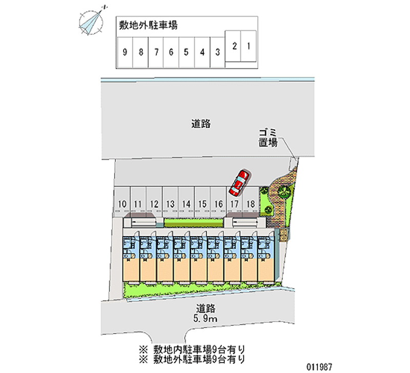 11987 Monthly parking lot