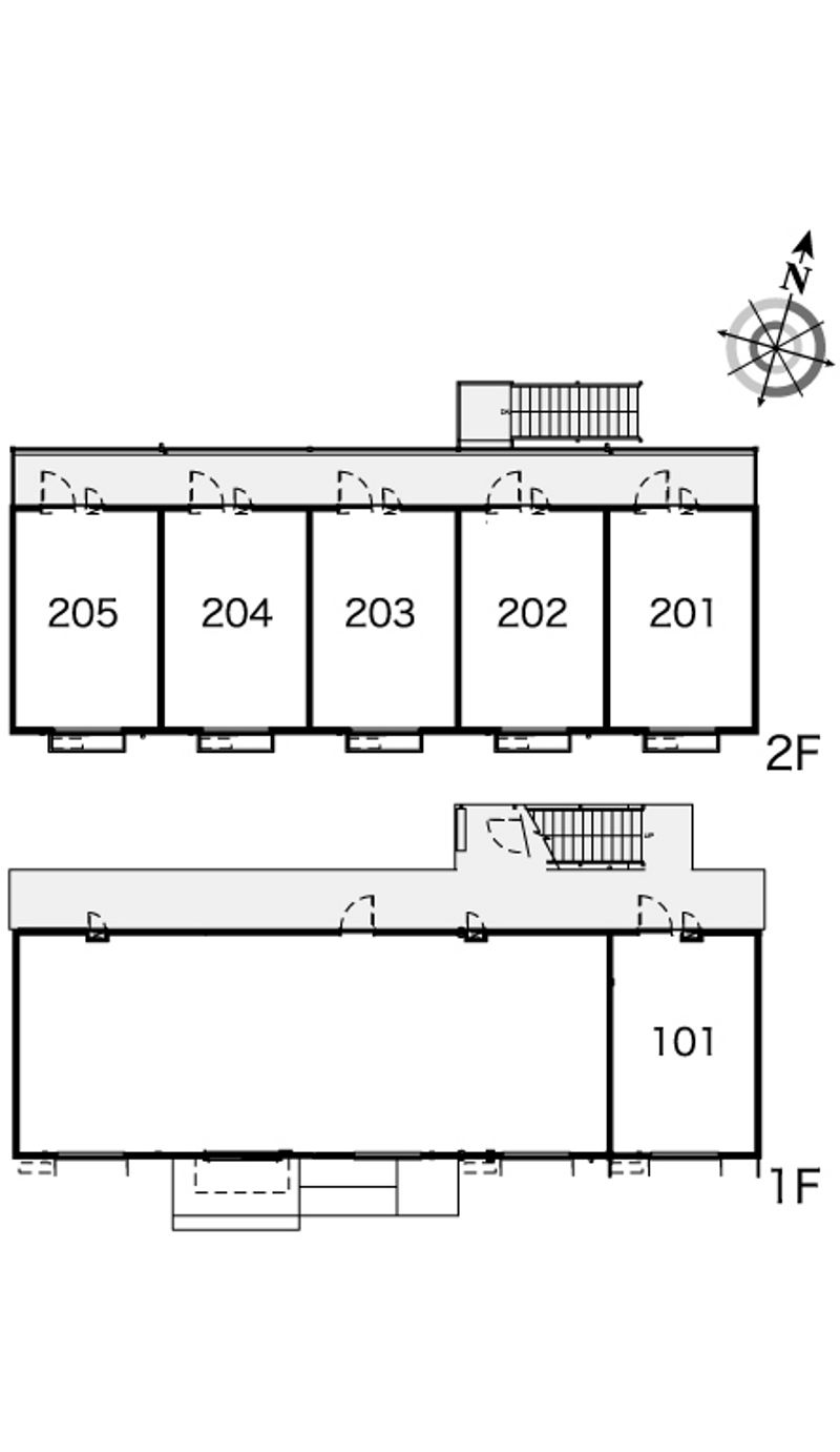 レオパレスＯＭＯＴＥⅢ 間取り配置図