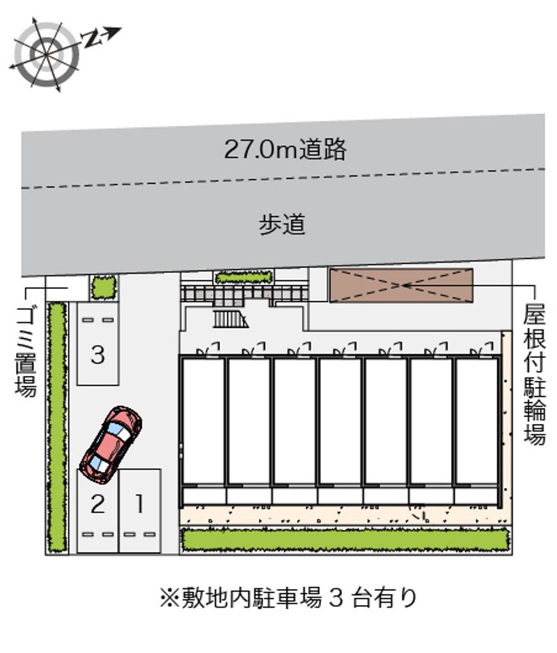 クレイノアリエス 配置図