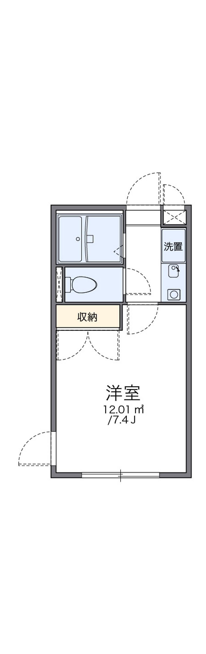 レオパレス甲子園口 間取り