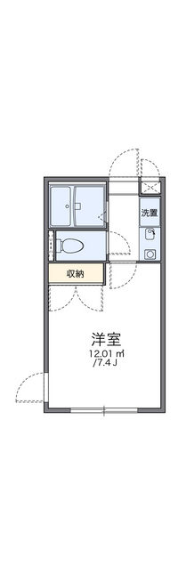 レオパレス甲子園口 間取り図