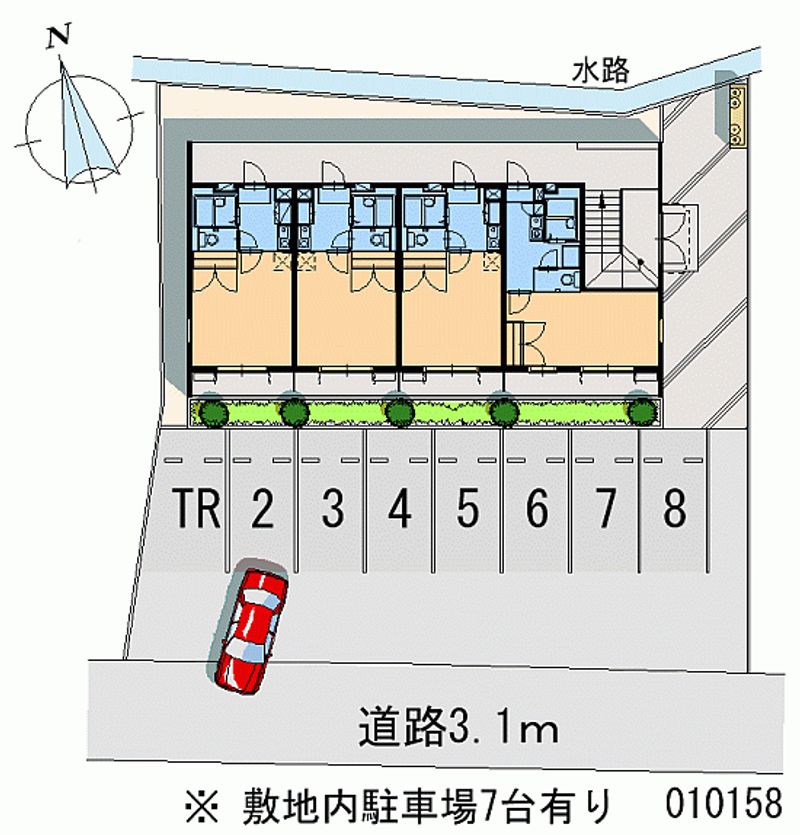 レオパレスヴィヴレＩ 区画図