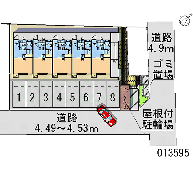 13595 Monthly parking lot