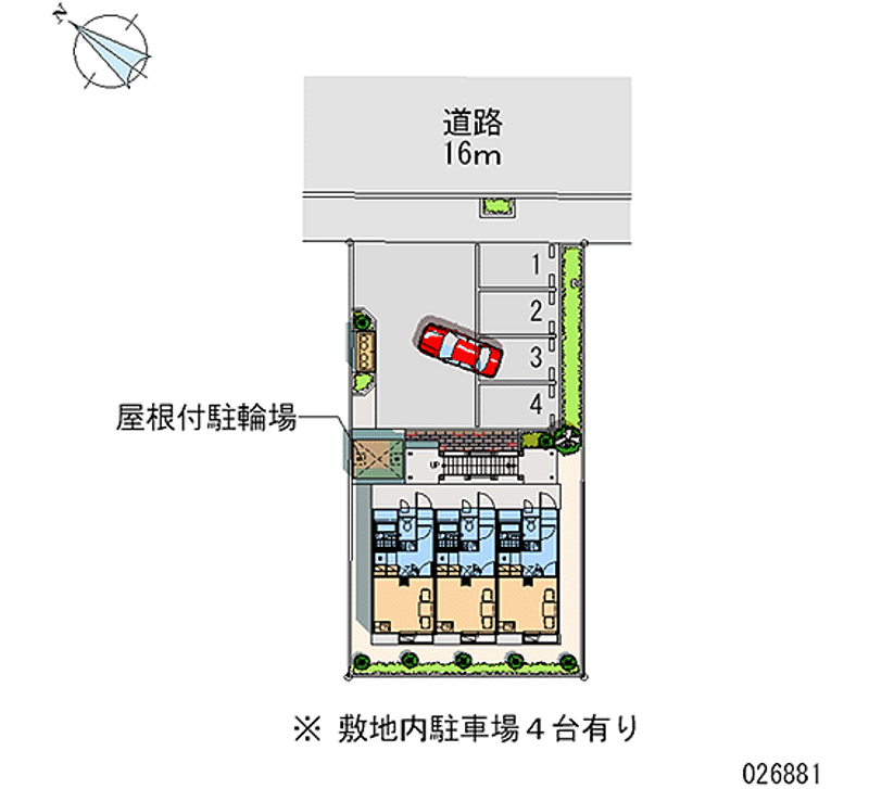 レオパレス広瀬ストリートルーム 区画図