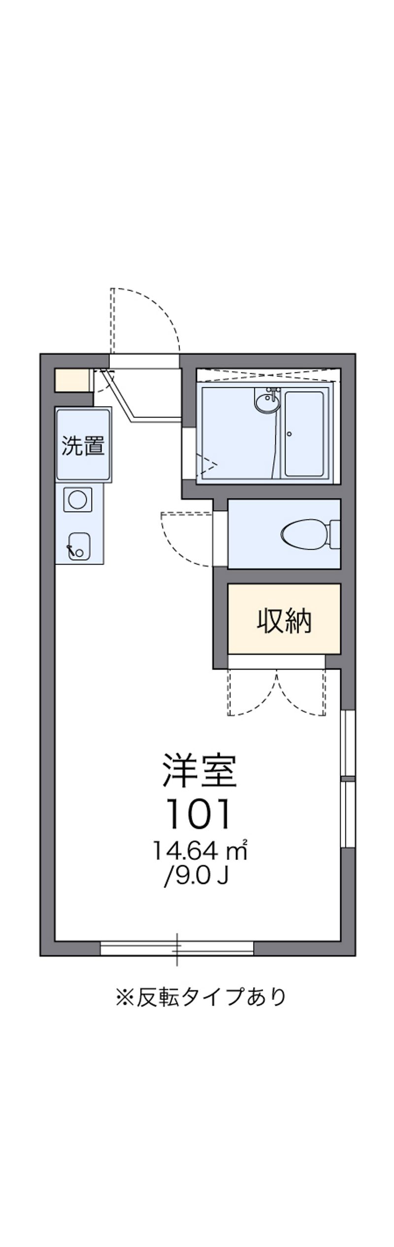レオパレスＷｅｓｔＲｉｖｅｒ 間取図