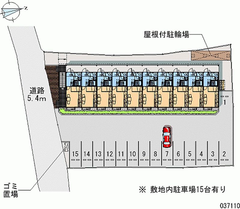 レオパレスＭ　ヴィアージュ 月極駐車場