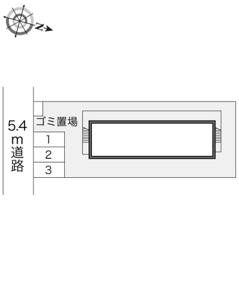 レオパレスサントメール 配置図