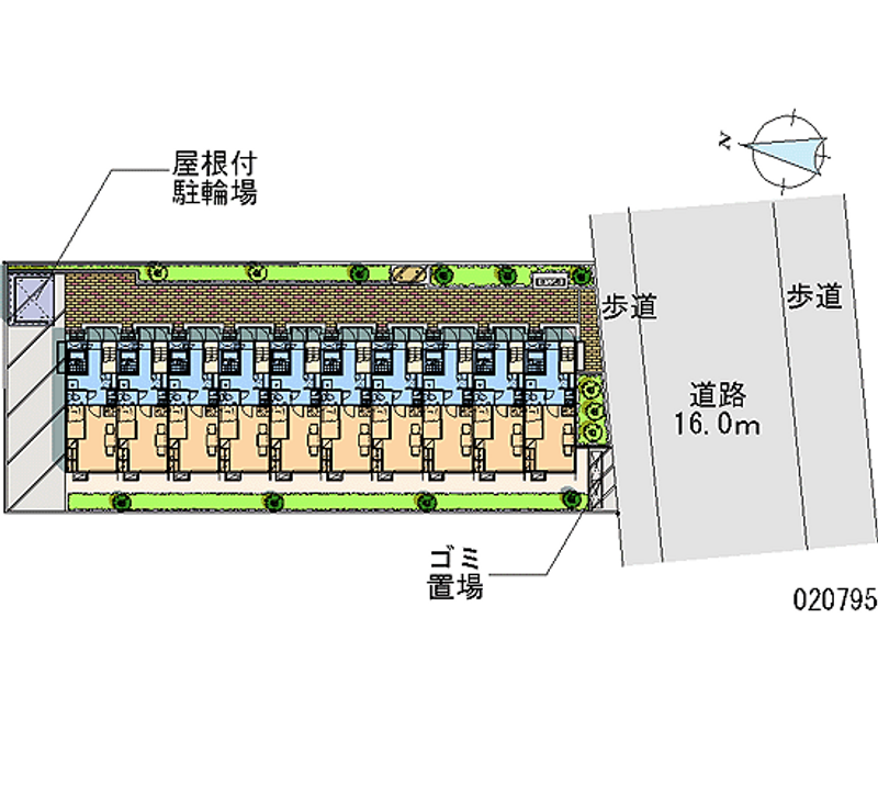 20795月租停车场