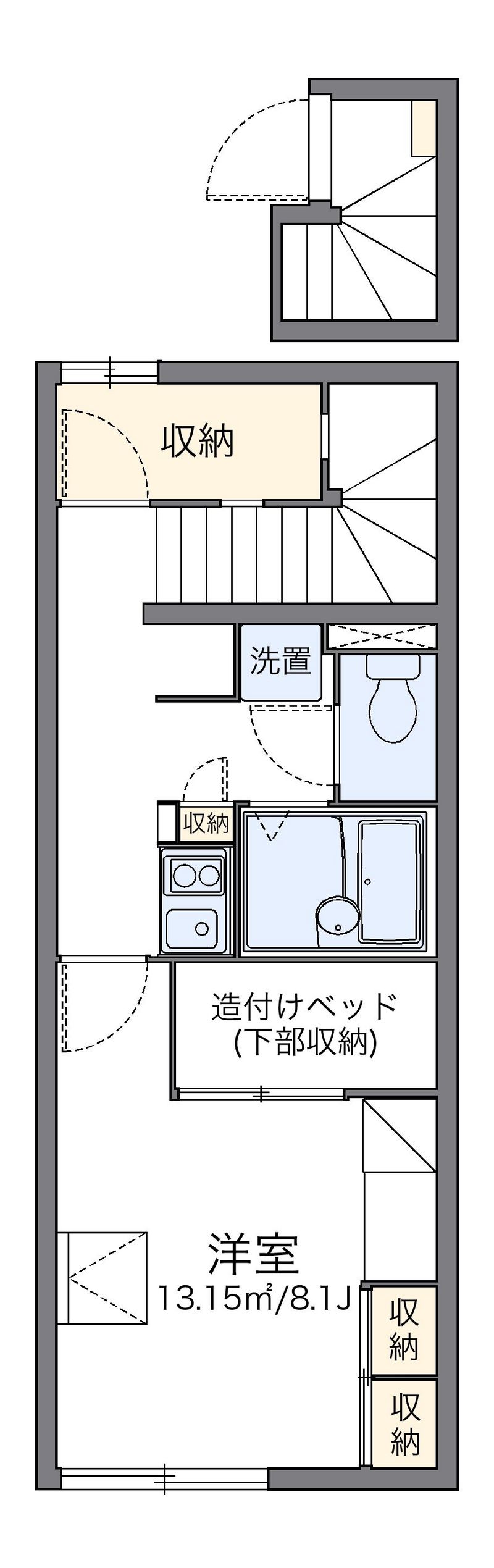 レオパレスウィンクルＡ 間取図