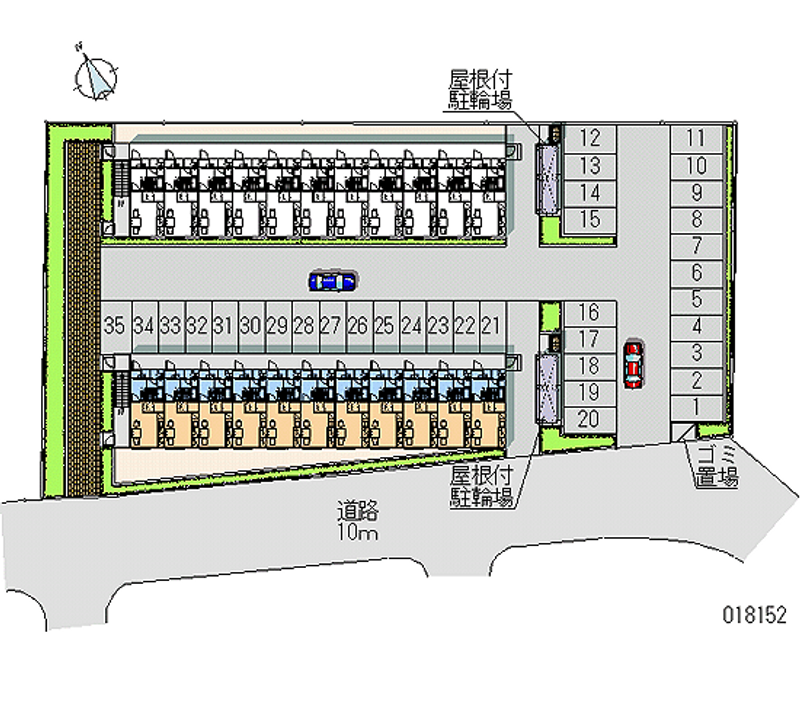 18152 Monthly parking lot