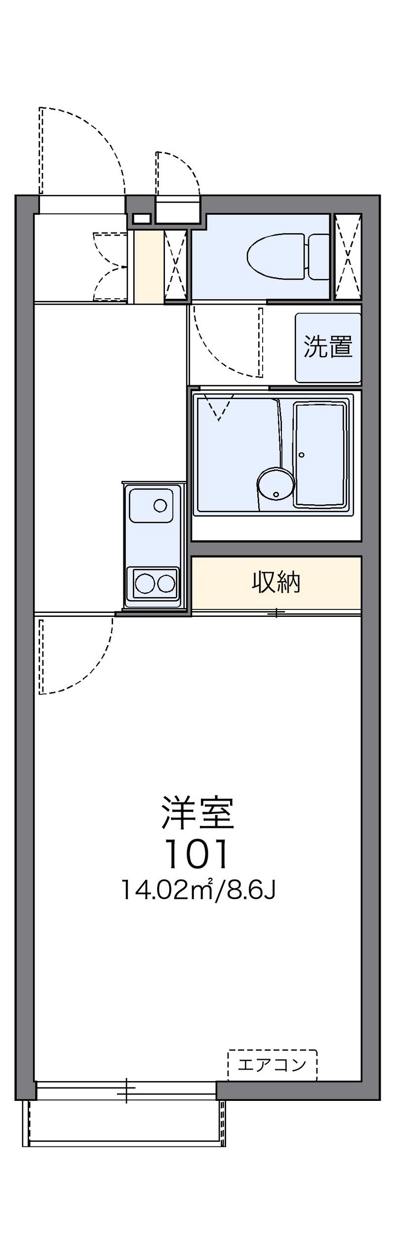 レオネクストフォーレパレス 間取図
