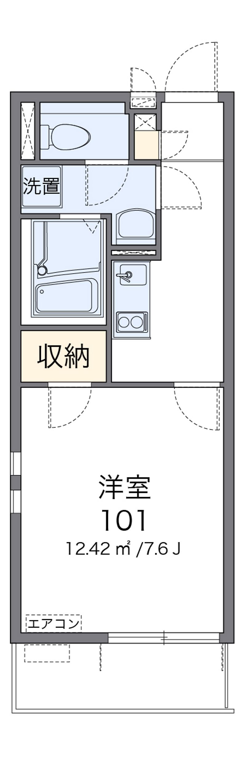 クレイノサンライズⅢ 間取り