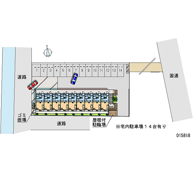 15818月租停車場