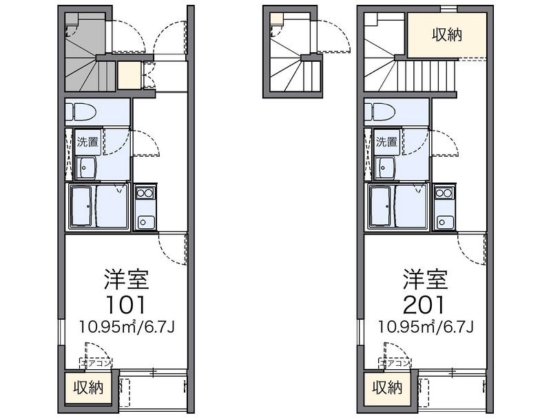 レオネクストエスペランサ泉Ⅱ 間取図
