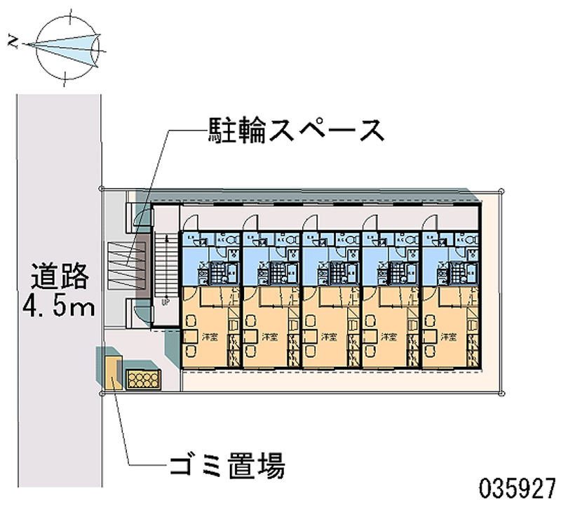 レオパレスメディオススキノ 区画図