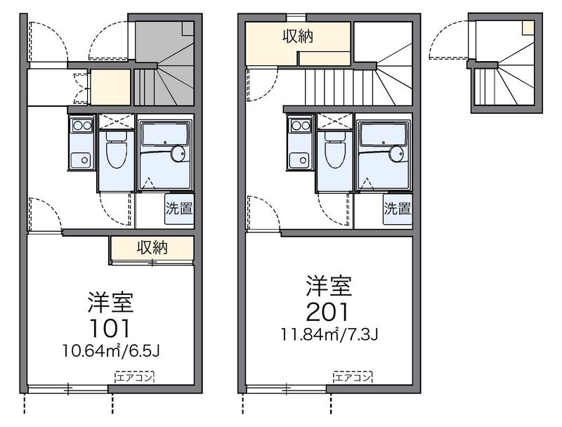 レオネクストブラン　ブルー 間取図