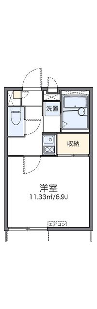 レオパレス上新井レジデンス 間取り図