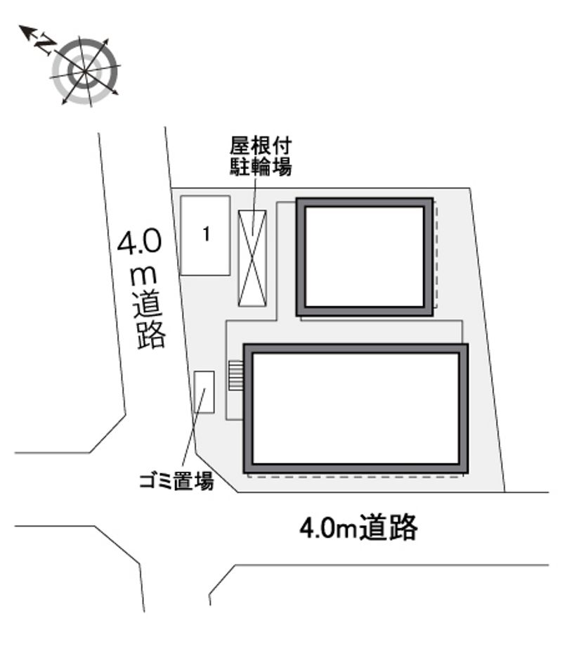 レオパレス坂戸千代田 配置図