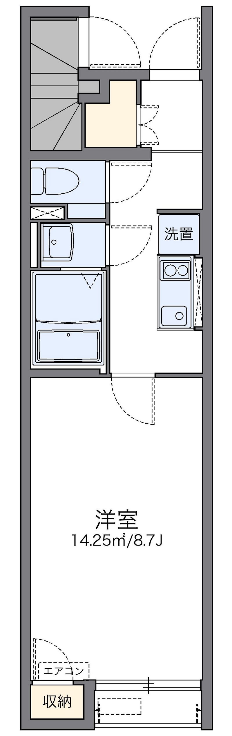 レオネクストエルベ八千代 間取図