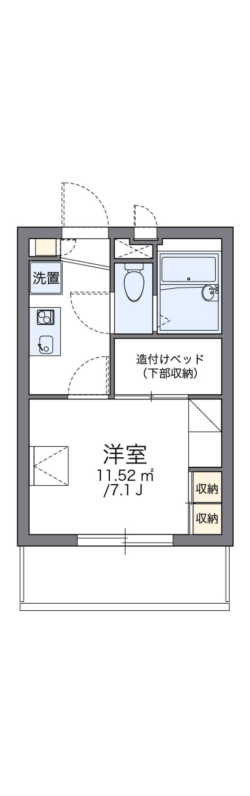 レオパレスＰＯＬＥＳＴＡＲⅢ 間取図