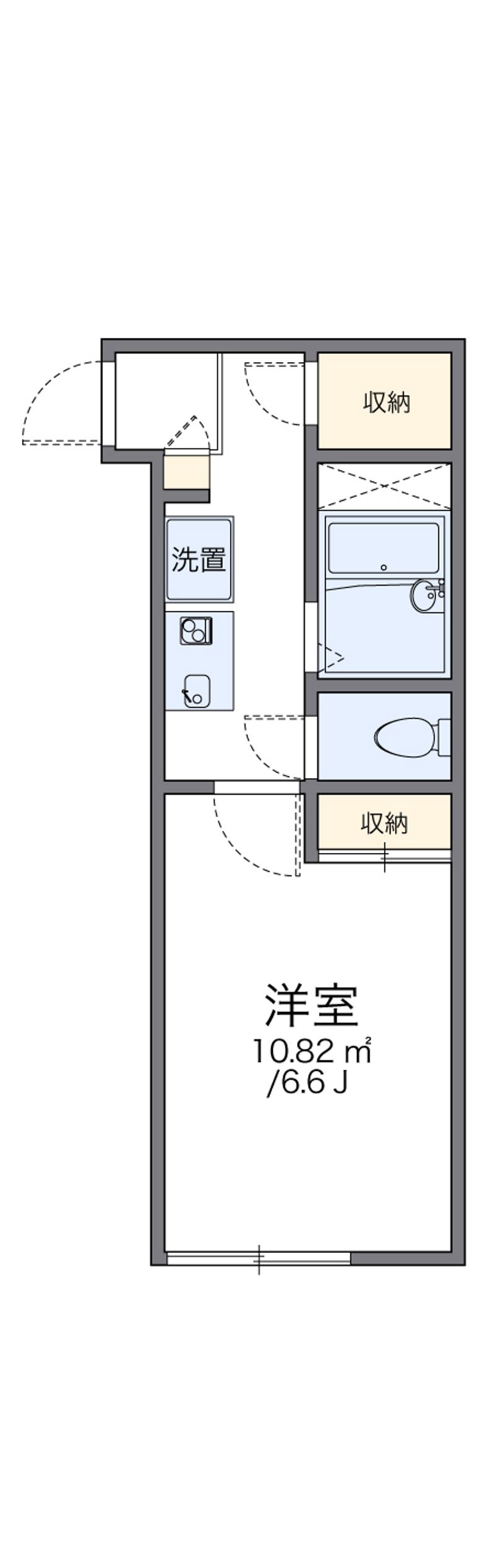 レオパレス峰岡 間取図