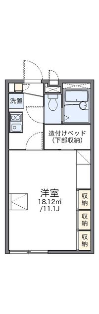 レオパレス慶 間取り図