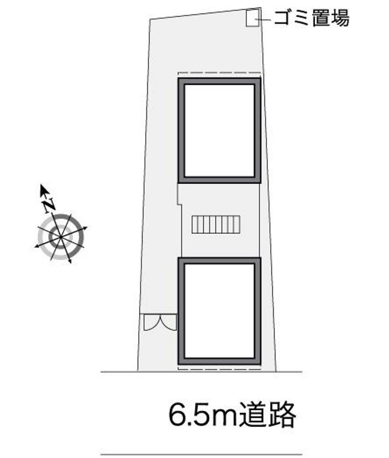 レオパレスサクラパークＡ 配置図