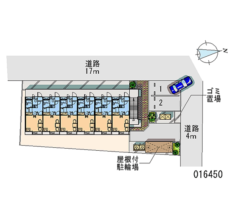 16450 Monthly parking lot