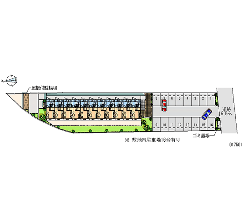 17591月租停车场