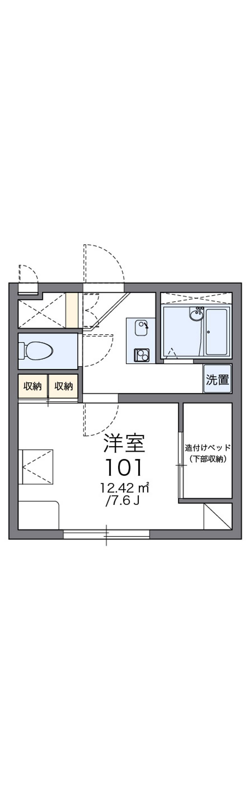 レオパレスジェーオー 間取図