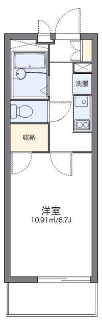 レオパレスゼルコヴァ 間取図