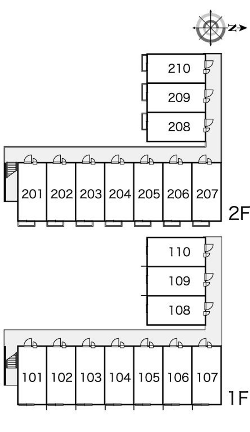 レオパレスＶＥＮＴＶＥＲＴ 間取配置図