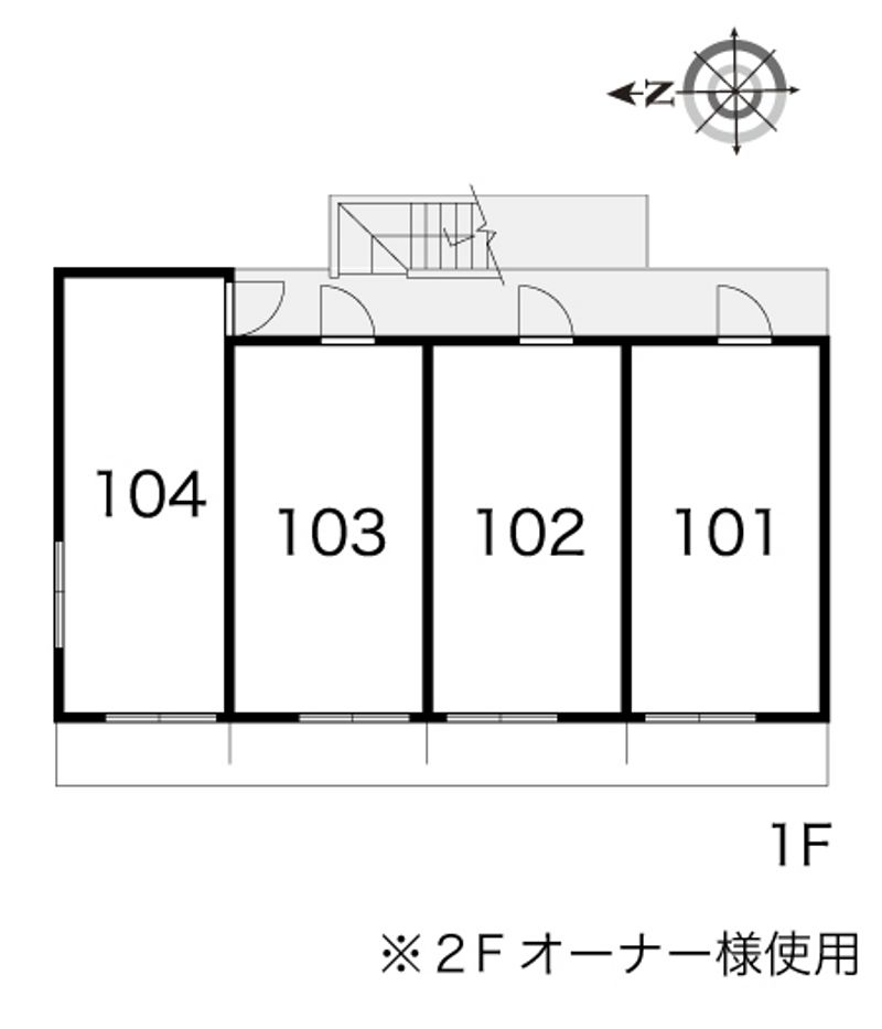 レオパレスシュベルン 間取り配置図