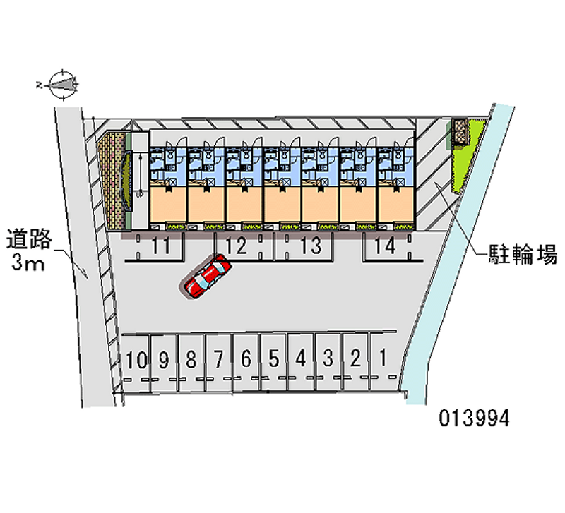 レオパレスＯＴＳＵＫＡ 月極駐車場