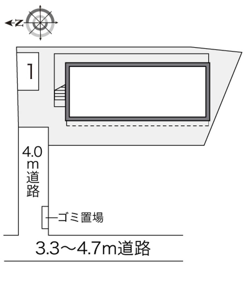レオパレスハナミズキ 配置図