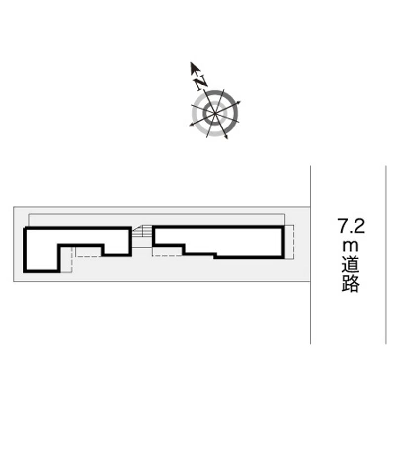レオパレスＭ・上石神井 配置図