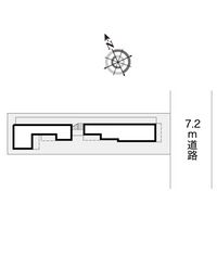 レオパレスＭ・上石神井 配置図