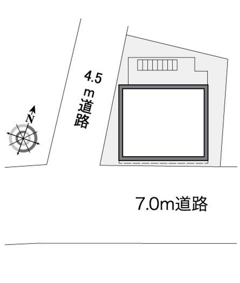 レオパレスサンズクロス横浜 配置図