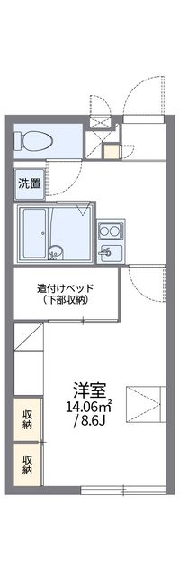 レオパレスヴィラ東加古川 間取り図