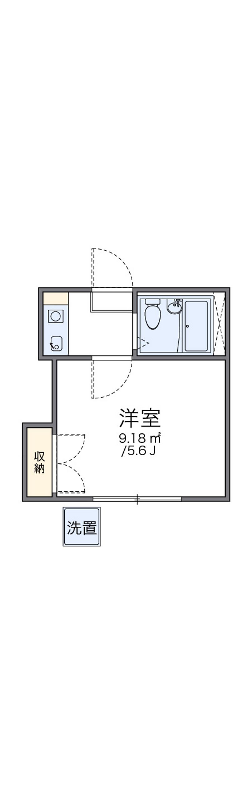 レオパレス上溝第２ 間取り