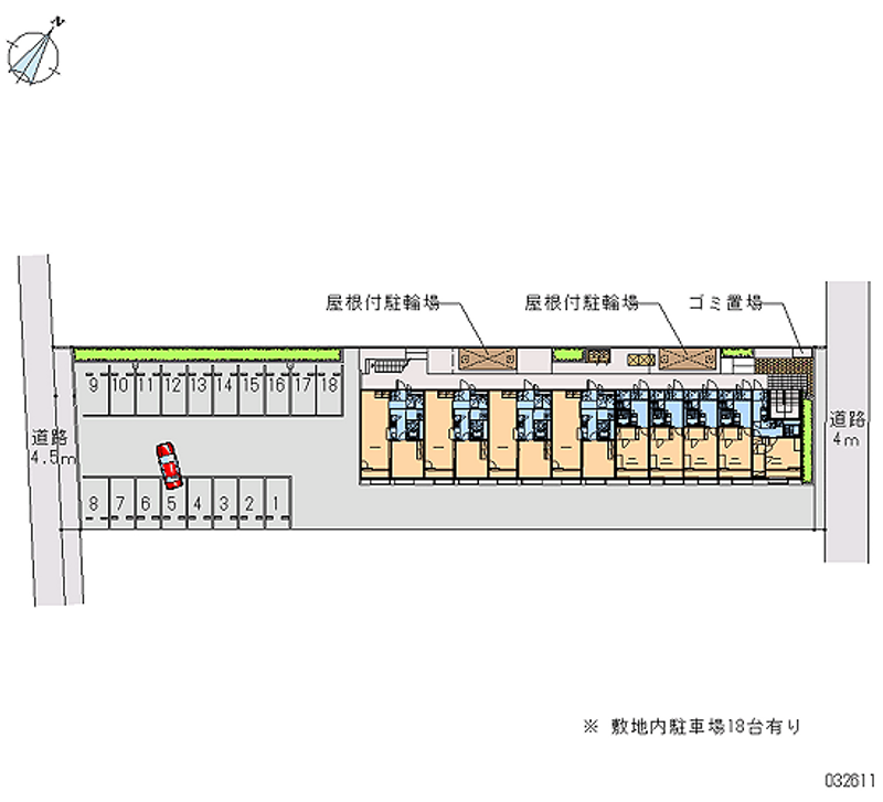 32611 Monthly parking lot