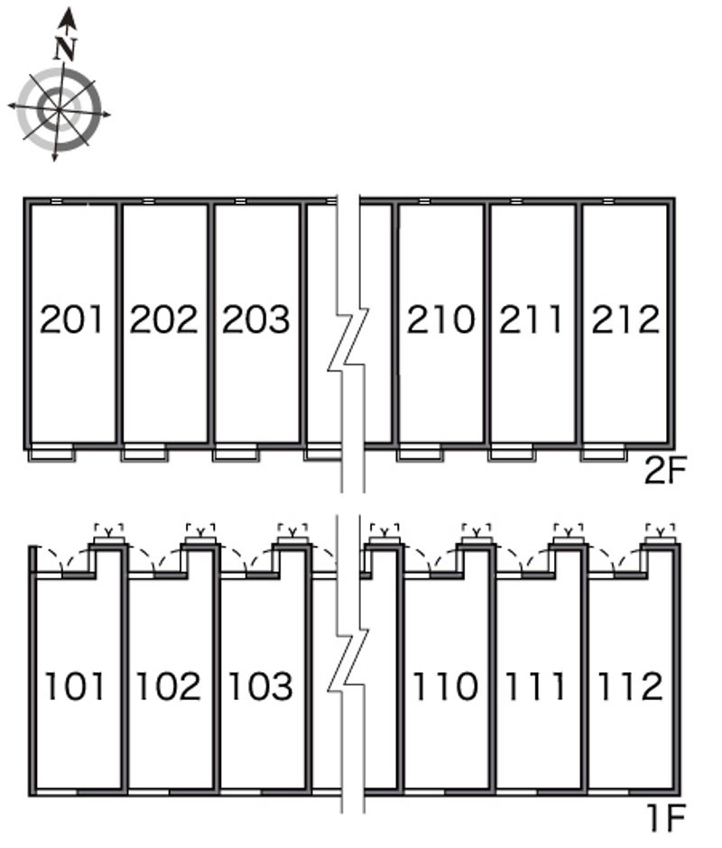 レオネクストオリーブガーデン 間取り配置図