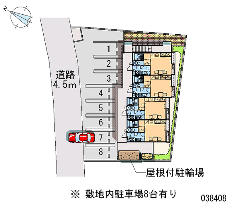 レオパレスルミエール 月極駐車場