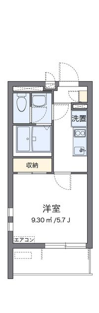 クレイノ荒川 間取り図